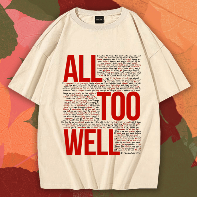 Camiseta All Too Well - worldheart