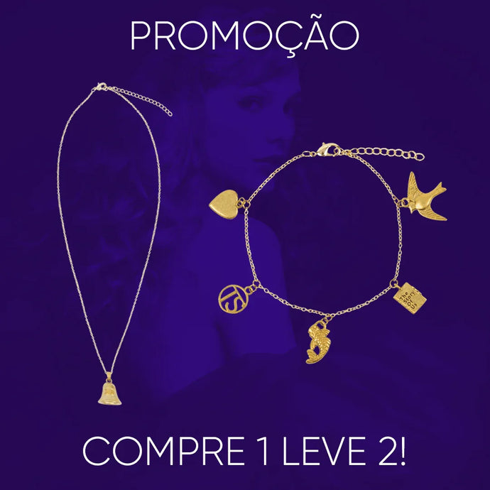 [COMPRE 1 E LEVE 2] Colar e Pulseira Speak Now TV - worldheart